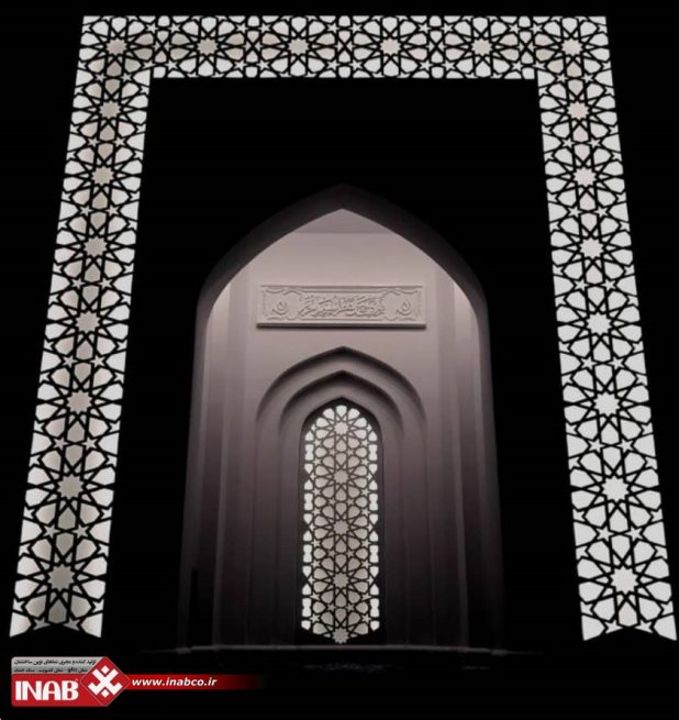 نمای اسلیمی | نمای مسجد | نمای اسلامی | جی اف ار سی | gfrc | grc