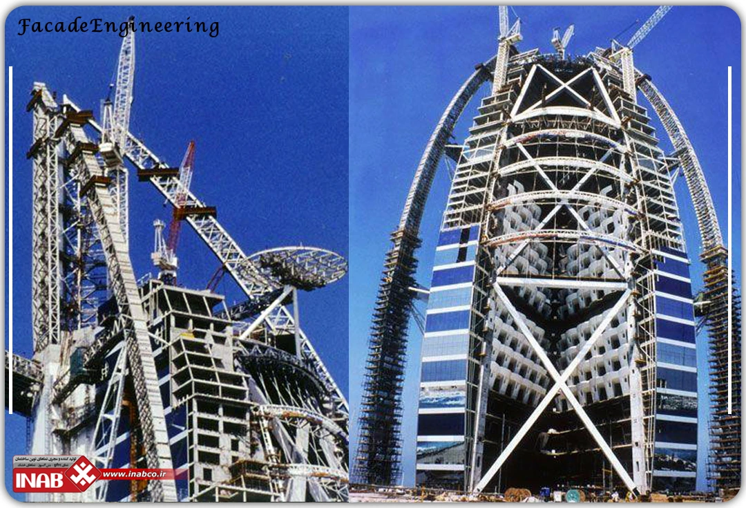 مهندسی نما - برج العرب دوبی 